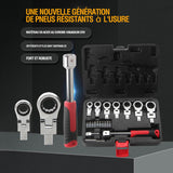 Jeu de Clés à Cliquet Détachables