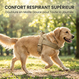 Harnais réfléchissant anti-traction ultime pour chien