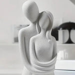Ornement décoratif de couple câlin