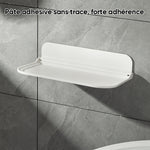 Bâton d'étagère flottante en plastique pliable
