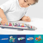Jouets de voiture conceptuelle à roues dentées