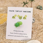 Tortue minuscule porte-bonheur