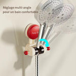 Support de douche à ventouse réglable