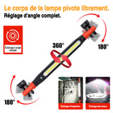 Lampe de travail LED rechargeable magnétique
