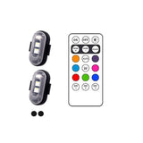 8 couleurs de lumières LED sans fil avec télécommande