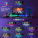 Horloge LED multifonctions