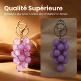 Porte-clés pendentif raisin
