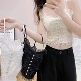 Camisole en Dentelle avec Gilet Interne