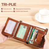 Portefeuilles antivol simples pour hommes