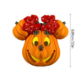 Décoration d'Halloween avec citrouilles magiques