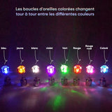 Boucles d'oreilles illuminées par LED