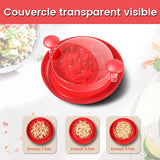 Hachoir à viande avec couvercle transparent