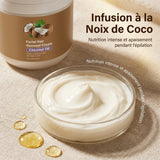 Crème dépilatoire douce à l'huile de coco pour le visage