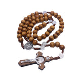 Collier chapelet croix