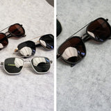 Lunettes de soleil carrées polarisées