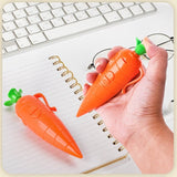 Stylo à bille en forme de carotte avec enregistreur vocal portable