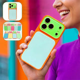 ⭐Coque de téléphone à blocs de couleurs