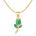 Ensemble de bijoux fleur de tulipe douce