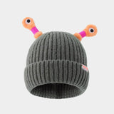 Chapeau en laine Petit monstre phosphorescent