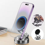 Porte-téléphone magnétique à vide ajustable 360°