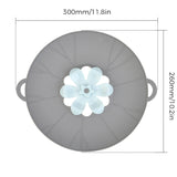 Couvercle anti-éclaboussures en silicone pour fleurs