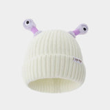 Chapeau en laine Petit monstre phosphorescent