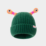 Chapeau en laine Petit monstre phosphorescent