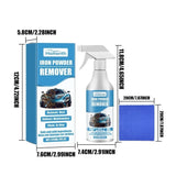 Spray anti-rouille pour particules de fer sur voiture