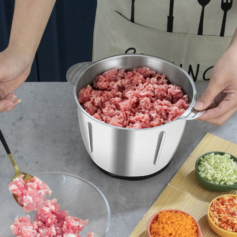 Picadora de carne multifuncional de gran capacidad