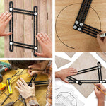 Règle de mesure à angles multiples