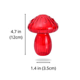 Vase à bourgeons champignon en verre fait main