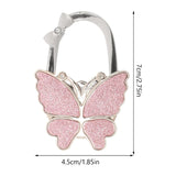 Crochet de sac pliable en forme de papillon
