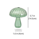 Vase à bourgeons champignon en verre fait main