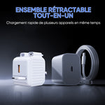 Chargeur à cordon amovible autonome