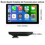 Écran tactile CarPlay et Android Auto sans fil