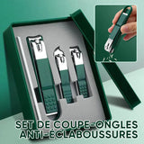 Set de coupe-ongles anti-éclaboussures