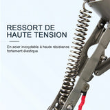 Porte-canne à pêche automatique à ressort