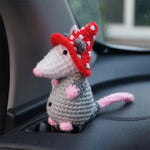 Breloque souris amusante pour voiture
