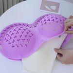 Sac de lavage pour soutien-gorge en silicone