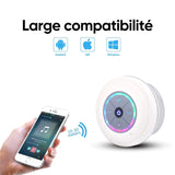Enceinte sans fil étanche avec lumières LED