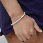 Bracelet en zirconium super brillant