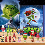 Calendrier de Noël du monstre vert