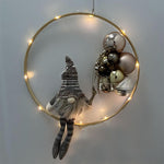 Plaques de porte décorées par un gnome de Noël DIY