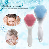 Brosse à Visage Silicone en Forme de Patte de Chat