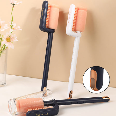 Brosse à Pot Rotative à Deux Têtes