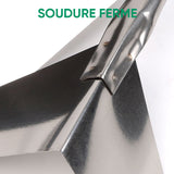 Grattoir mural en acier inoxydable(4pcs)