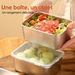 Récipient de stockage des aliments en acier inoxydable