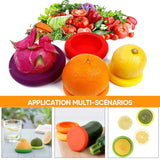 Couvercle en silicone pour sceller les fruits