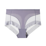 Slip moulant taille haute en soie glacée sans couture