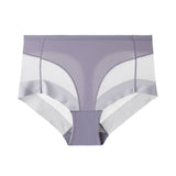 Slip moulant taille haute en soie glacée sans couture